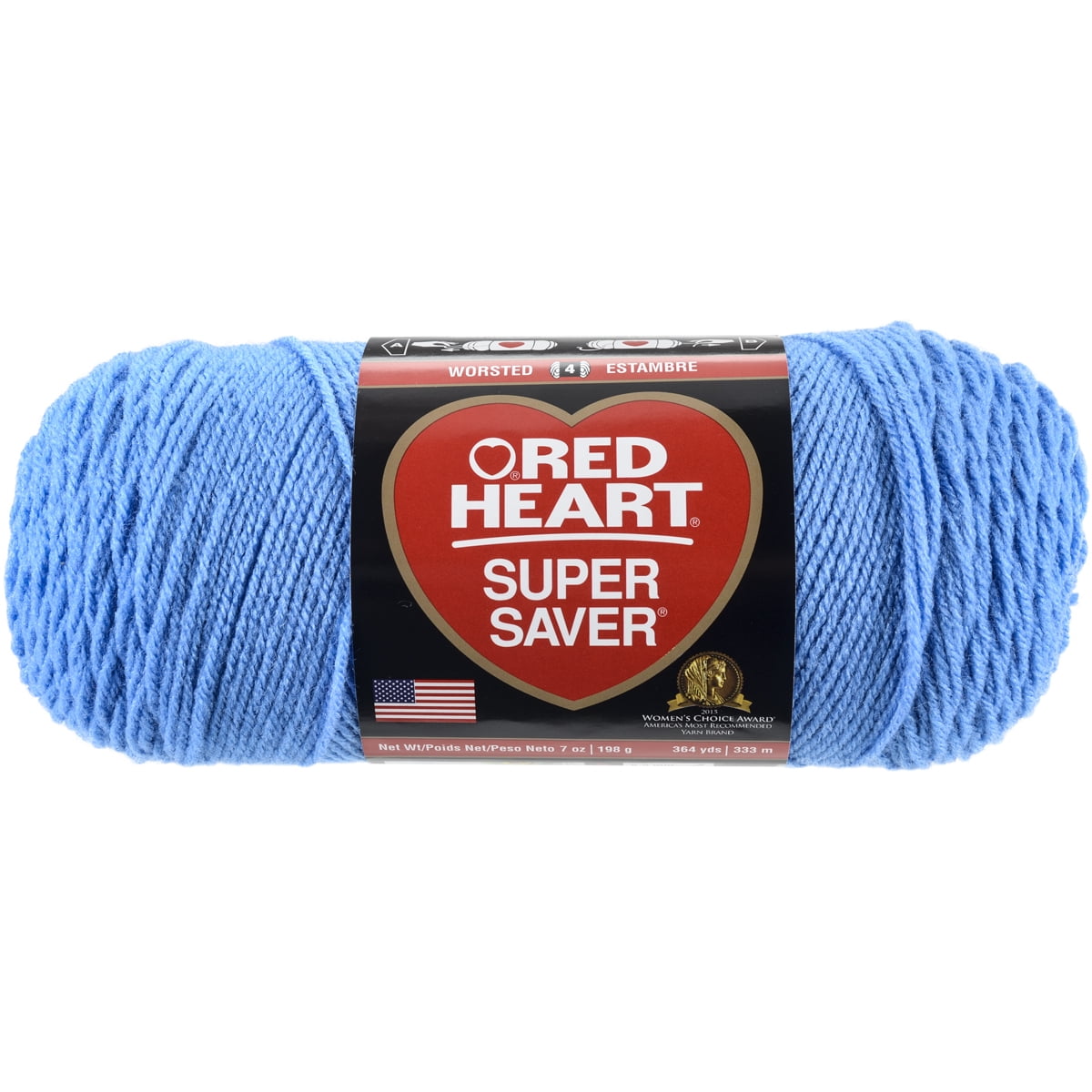 Red Heart Super Saver Blue Yarn, 1 Each