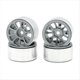 thumbnail image 2 of 4 Llantas de Metal de 1,0 Pulgadas para Coche Trepador de Control Remoto 1/24 1/18 para Axial SCX24 AX24 FCX24 Enduro24 TRX4M, 10 Radios Gris, 2 of 5