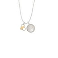 thumbnail image 2 of Delight Jewelry Two-tone Cat Silhouette Heart To the World You are a Mother Locket Necklace, 2 of 4