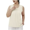 thumbnail image 2 of Censtreet Débardeurs pour Femmes Modal Col Rond Basique Tendance Sans Manches T-Shirts Femme, 2 of 6