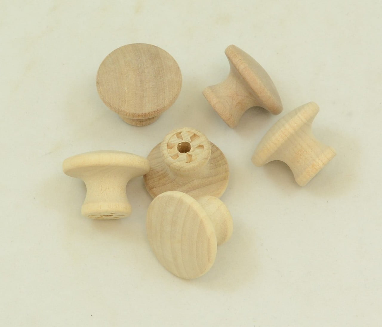 Package Of 10, Hardwood Drawer Pull 1.25 " X .75 " For Art & Craft