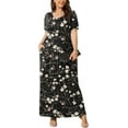 thumbnail image 2 of WUJINXIA Women's Summer Plus Size 2X to 6X Maxi Loose Dress with Pockets, 2 of 7
