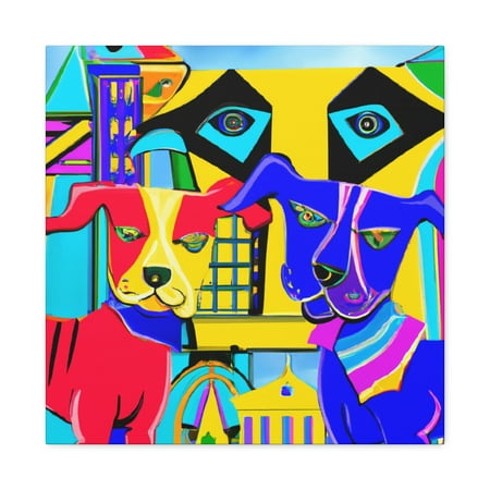 

Pitbull in Deco Bliss - Canvas