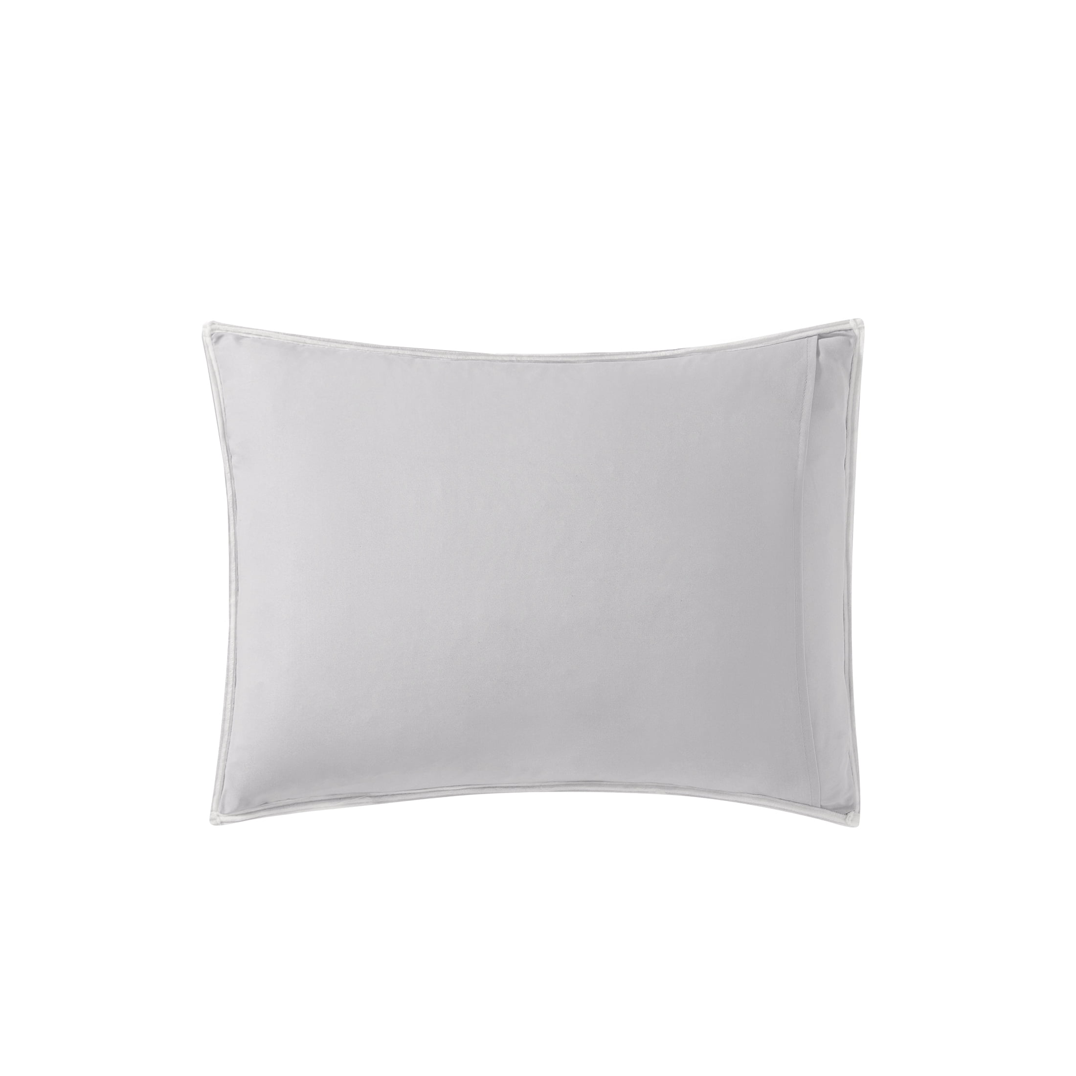 Mainstays Corduroy Pillow Sham, Standard, White, 1 Pack