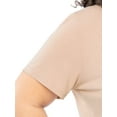 thumbnail image 6 of Fruit of the Loom Women's Soft & Breathable V-Neck Short Sleeve Top & Pajama Pant Set, Sizes S-4X, 6 of 10