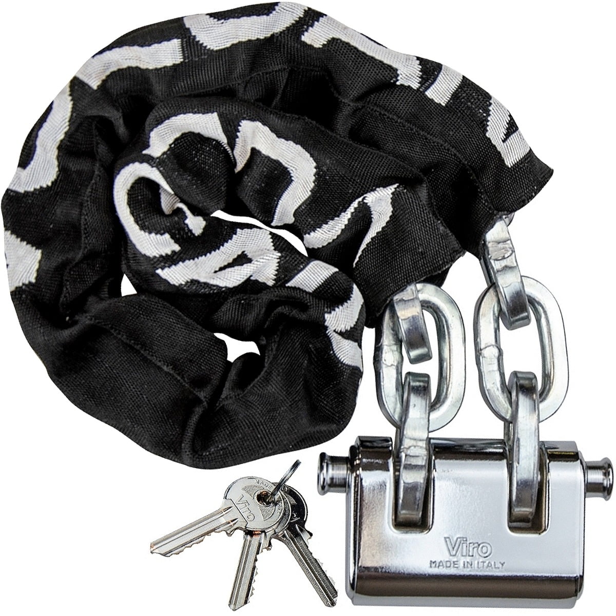 VULCAN Security Chain and Lock Kit Premium CaseHardened 3/8" x 3