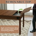thumbnail image 6 of Rectangle Game Table, Board Game Table with Removable Table Top for 4–6 Players, Gaming and Dining Table with Solid Wood Legs, Non-Slip Play Mat, Rotating Cup Holders, Rustic Brown, 6 of 10