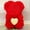 S, variant on Eternal Rose Bear - Handmade Artificial Rose Bear with Elegant Pearl Heart - Ideal Gift for Valentine's Day, Christmas, and Mother's Day