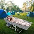 thumbnail image 4 of FICISOG Folding Camping Cots for Adults 900lbs Double Layer Oxford Sleeping Cots with Carry Bag, 4 of 14