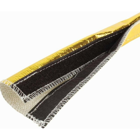 Heat Shroud Gold 1/2in to 1-1/4in ID x 3 Feet