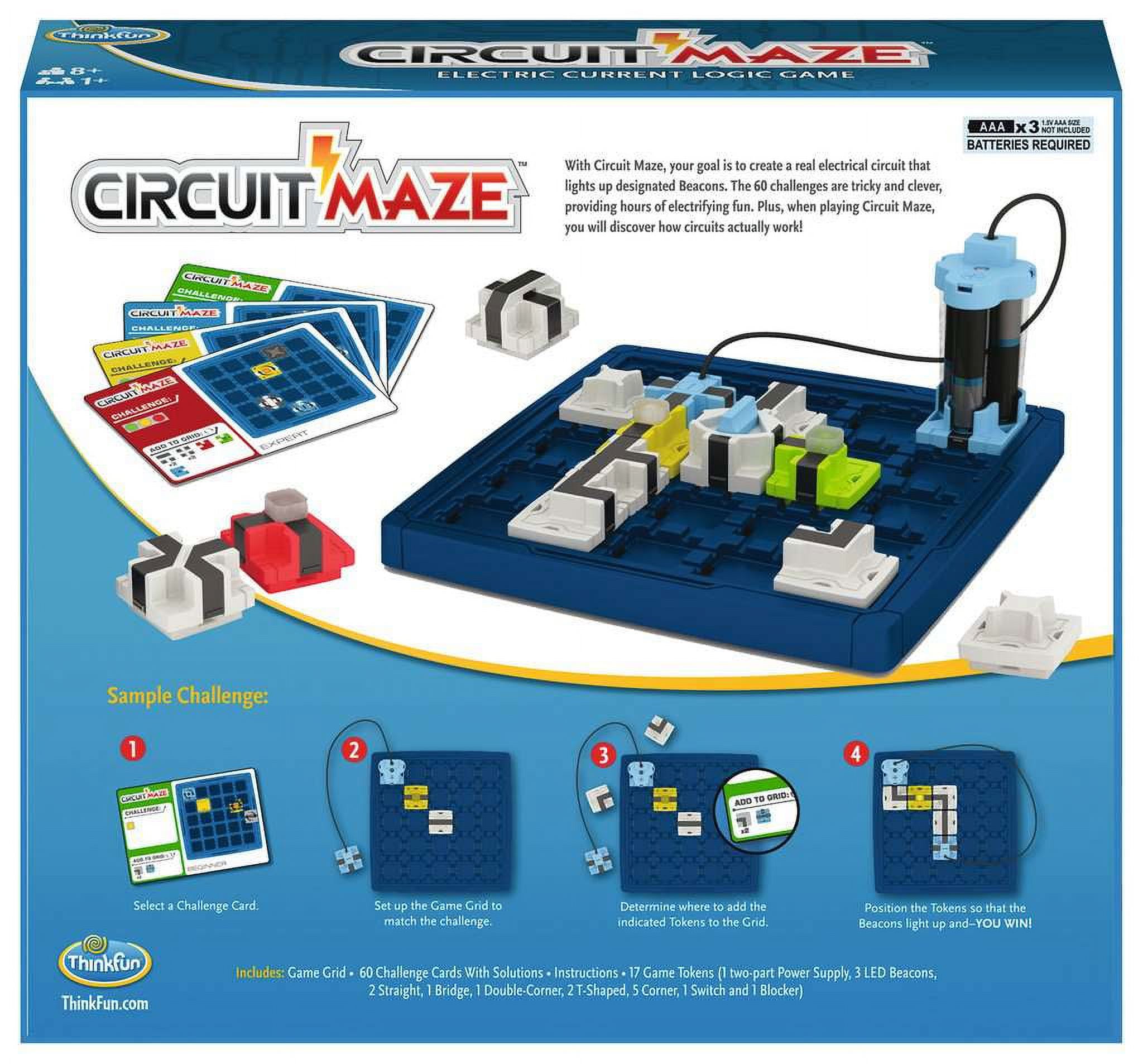 ThinkFun Circuit Maze Single Player Logic Game - image 2 of 3