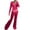 51-Hot Pink 2 piece sets for women, variant on UPPADA Women's Blazer Suits Two Piece Solid Work Pant Suit Business office Two-Piece Suits Sets Blazer Jacket and Pants Solid Sets Womens