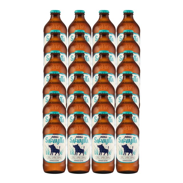 Pack de 24 Cerveza Jabalí Salvajita 330 ml