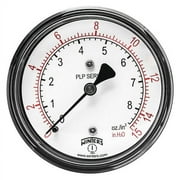 Winters Pressure Gauge,2-1/2" Dial Size,Black PLP340