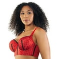 thumbnail image 2 of PARFAIT Women's Charlotte Longline Bra - Racing Red Dot - 40D, 2 of 4