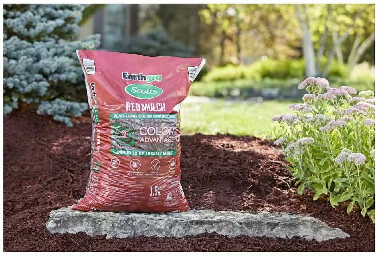 Lot of 6 bags total 9 Cu. Ft. Scotts Earthgro RED Mulch. delivered to ur door