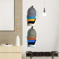 thumbnail image 5 of Pyaiiner Wooden Hat Rack Wall Baseball Cap Organizer Wooden Household Simple Hat Rack Suitable For Home Hat Hanging Storage, 5 of 7
