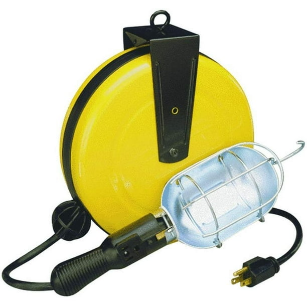Incandescent Retractable Cord Reel Work Light (5000A30G)