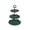 green, variant on Leodye 1PCS Three-Tier Fruit Serving Tray, Multipurpose Platter for Candy Dried Fruits for Wedding Living Room Party Snack Display -8.66*13.19IN