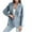 Sky Blue, variant on Scyoekwg Women's Coats Double Breasted Turndown Collar Blazer Jacket Fashion Loose Casual Long Sleeve Solid Color Coats (White,L)