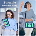 thumbnail image 3 of Decase Case for Samsung Galaxy Tab A11 8.7" 2025 (SM-X133/X135) with Shoulder Strap,Tri-Layer PC+TPU Back Cover,Heavy Duty Kickstand Tablet Case for Tab A11 for Kids Women Men,D, 3 of 7