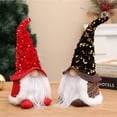 thumbnail image 3 of Elfo navideño del Grinch, decoración de gnomo navideño, juego de figuritas de gnomo navideño, decoración navideña de interior, figurita navideña de mesa, muñecos de peluche iluminados, chimenea, decor, 3 of 5