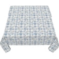 thumbnail image 5 of Square Tablecloth 60 x 60 Inch, Farmhouse Blue Gray Rustic Square Tablecloth Heat Resistant Table Cloth Kitchen Dining Tablecloth for Dining, Party, Buffet, Wedding, 5 of 8