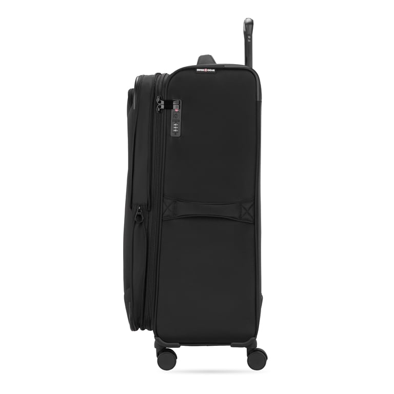 SWISSGEAR Stride 3-Piece Expandable Spinner Luggage Set in Black