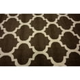 thumbnail image 5 of Unique Loom Trellis Collection Area Rug - Philadelphia (5' 1" x 8' Rectangle Chocolate Brown/Beige), 5 of 13