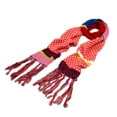 thumbnail image 2 of Premium Multi Color Fair Isle Knit Long Warm Winter Scarf, 2 of 3
