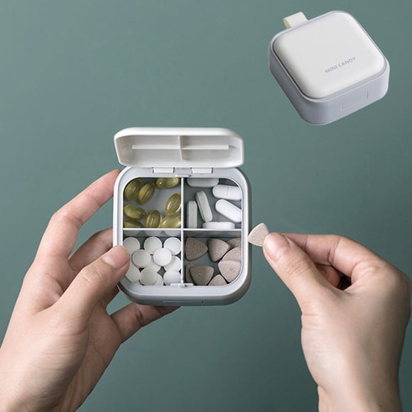 Vitamin Organizer Vitamin Dispenser Portable Vitamin Box Compact Size Easy To Carry Sealed And Insulated Suitable For Work And Outdoor Use