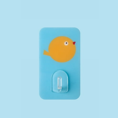 

Cute Cartoon Crystal Hook Kitchen Multi Purpose Punch Free Tableware Hanger Sticky Hook Unmarked Waterproof Strong HookBird
