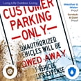 thumbnail image 5 of Customer Parking Only Sign, 12x18 Aluminum, 5 of 8