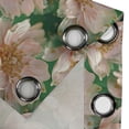 thumbnail image 4 of Ambesonne Spring Grommet Curtain, Peachy Petals Nature Pattern, 50"x72", Pale Rose and Fern Green, 4 of 5