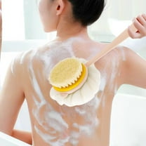 Long Handle Shower Brush with Soft Bristles Double Sided Back Scrubber Exfoliating Body Brush for Men Women Bath Care