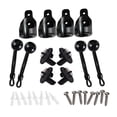 thumbnail image 3 of simhoa 16Pcs Blinds & Shades Bungee Tie Down Ropes Set Universal Fixing Accessories Black, 3 of 8