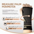 thumbnail image 5 of Xinyi Copper Wrist Brace Compression Support for Men & Women, Adjustable Wrist Brace for Carpal Tunnel, Arthritis, Tendonitis & Wrist Pain Relief, Black, M, 5 of 9