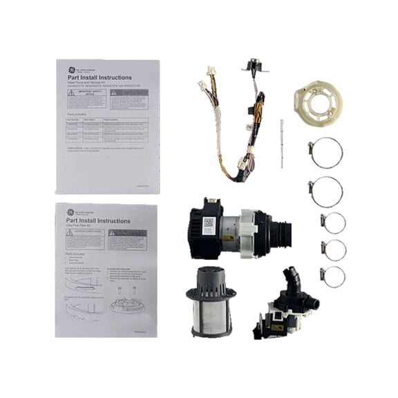 ForeverPRO WD49X23779 Drain Pump Kit for GE Refrigerator WD21X10491 WD21X10495 WD21X10515 WD21X10542