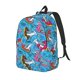 thumbnail image 1 of Easygdp Sharks Summer Mochila de Lona Resistente para Laptop, Compatible con Laptops de 15 a 17 pulgadas, Ideal para Escuela, Trabajo y Viajes-Medium, 1 of 5