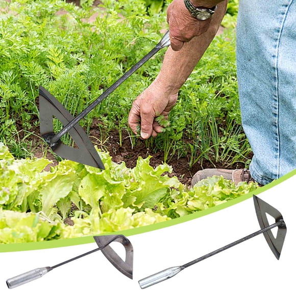 Mejor herramienta manual para desherbar en el jardín - Quitamahierbas de acero con mango para dientes de león, pasto cangrejo y cardos