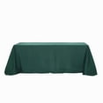 thumbnail image 5 of Efavormart 5PCS 90x132" HUNTER EMERALD GREEN Wholesale Rectangle Polyester Tablecloth Linen Wedding Party Restaurant Tablecloth, 5 of 9