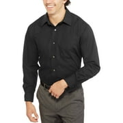 Big Men's Long Sleeve Poplin Dress Shirt