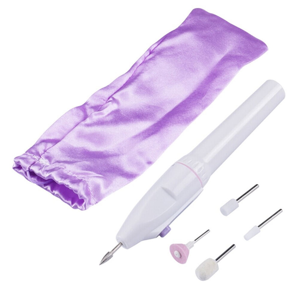 Walmeck Portable Electric Nail File Machine for Nails Gel Nails Kit