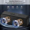 thumbnail image 4 of Wireless Bluetooth 5.0 3D Stereo Sound Built-In Mic Hands-free Call Support Bluetooth/U-Disk/AUX Audio/TF Card IPX5 Waterproof Speaker, 4 of 4