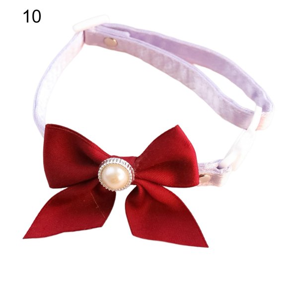 Mosey Great Pet Bow-tie Decor Quick Release Pet Product Wear Resistant