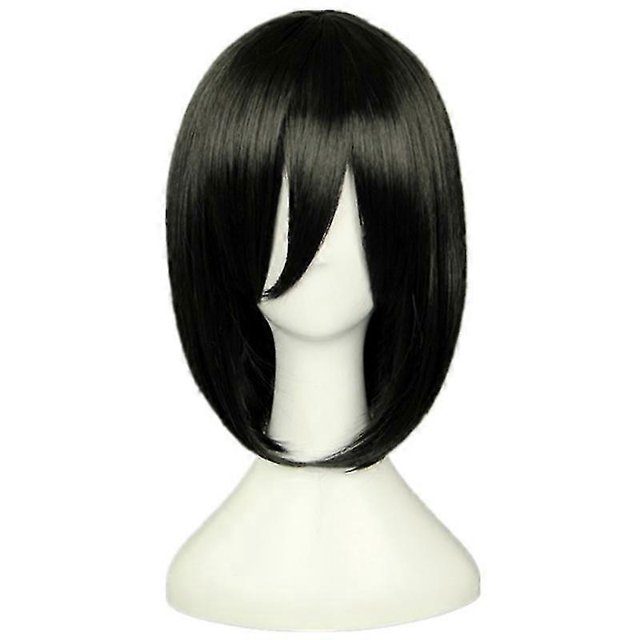 Peluca de Halloween Morematch Anime Black Butler Kuroshitsuji Ciel Phantomhive Pelucas Gris Azul Resistente al Calor Peluca de Cabello Sintético Cosplay