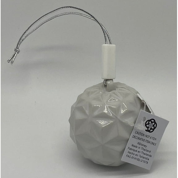 Disney Parks Epcot Spaceship Earth Light Collection Christmas Ornament New w Tag