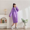 thumbnail image 2 of HLONK Ponchos de Pluie pour Adultes Réutilisables 2 Pcs Imperméables d'Urgence pour Femmes Hommes avec Capuche et Cordon, 2 of 7
