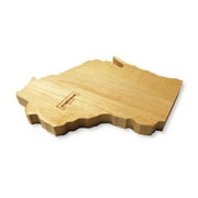 WISCONSIN Home Cutting Board & Wisconsin Gifts Made in USA | Wisconsin Home Decor Souvenir Serving as a Chopping Block or Cheese Tray