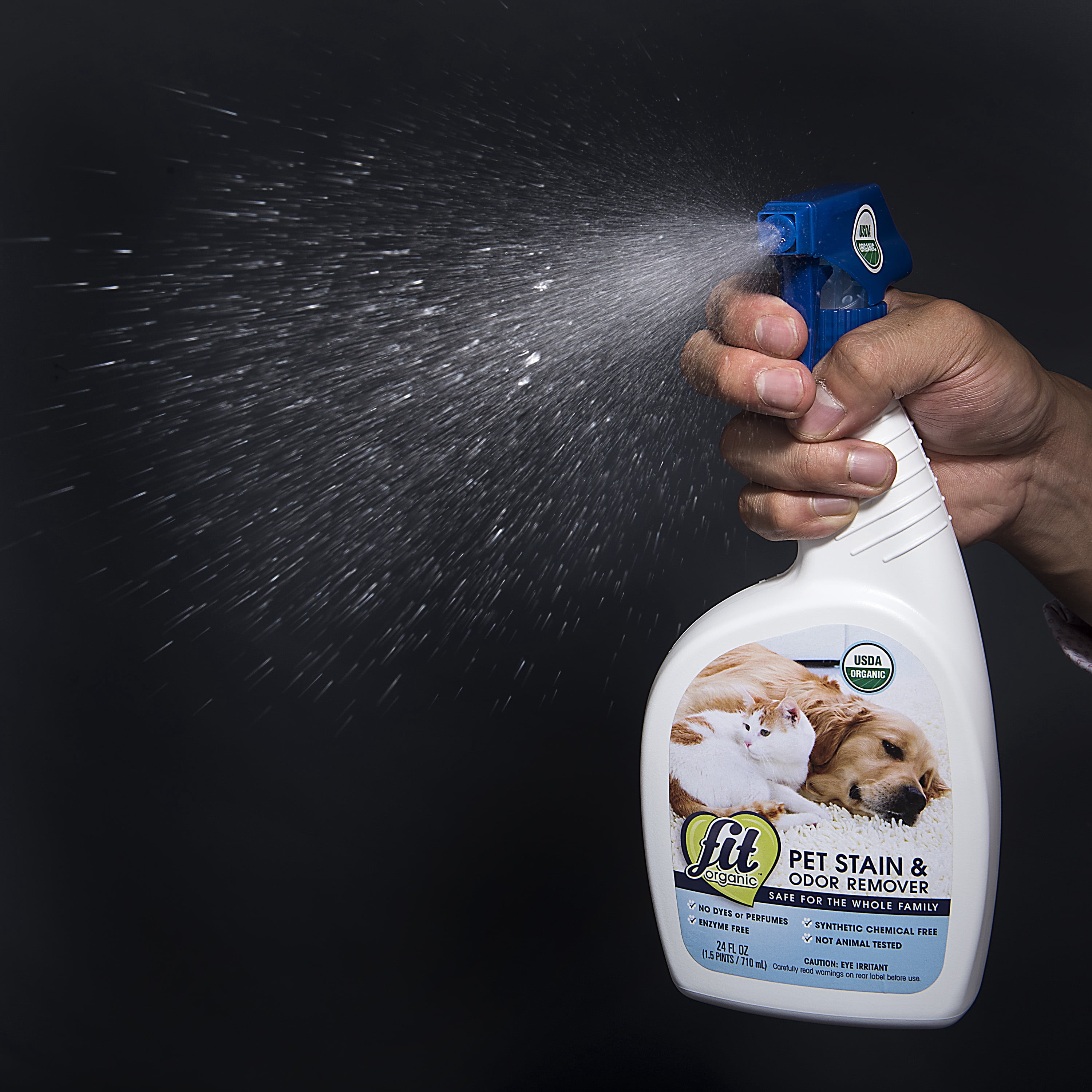 Fit Organic Pet Stain & Odor Remover, 24 Fl Oz